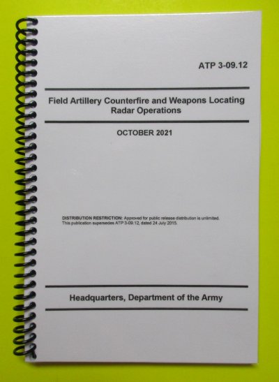 ATP 3-09.12 Field Artillery Counterfire - 2021- BIG size